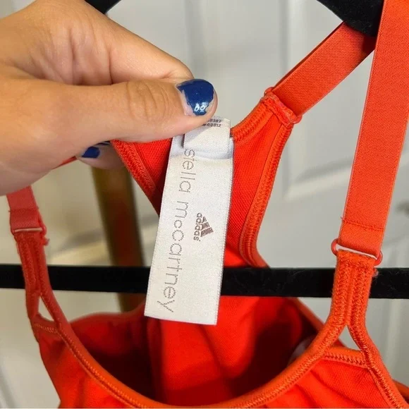 Stella McCartney x Adidas orange pomegranate sports bra - Picture 6 of 12